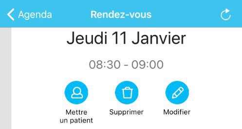 Modifiez vos rendez-vous en ligne depuis l'application mobile